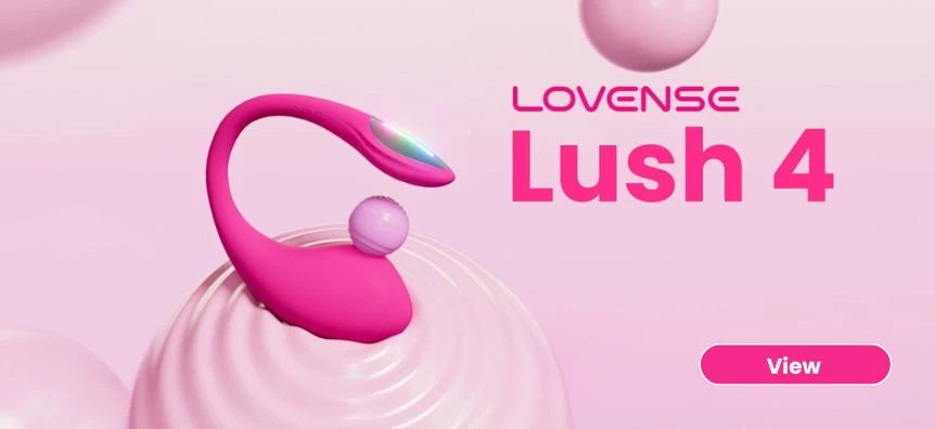 LOVENSE Lush 4 - Smart Vibrating Egg (Pink) - Lovesexshop.ie sex shop