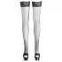 Cottelli - Lace Fishnet Thigh Highs (Black) - L