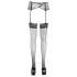Cottelli - Lace Stockings (Black) - 4/XL