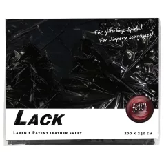 Glossy Black Sheet - 200x230cm
