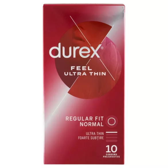 Durex Feel Ultra Thin - Ultra Realistic Condoms (Pack of 10)