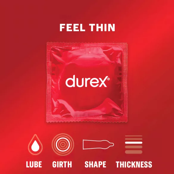 Durex Feel Thin - Ultra Sensation Condoms (3-pack)