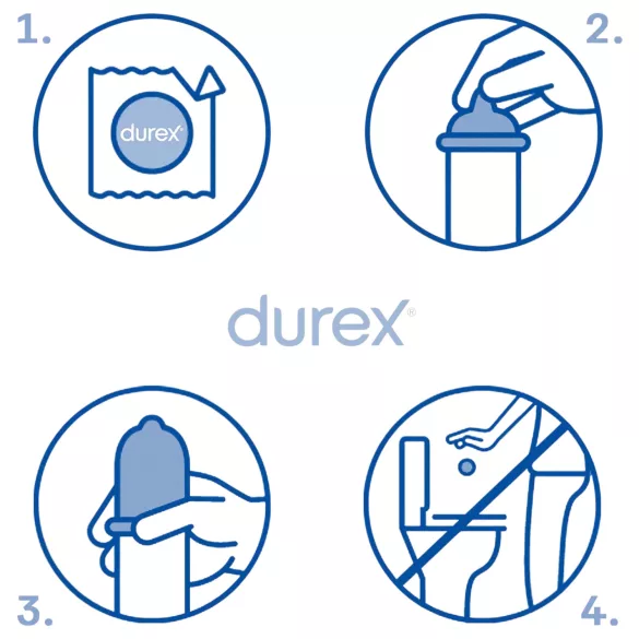Durex Feel Thin - natural feeling condoms (3 pcs)