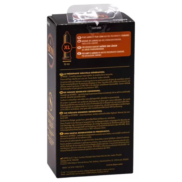 Manix SKYN - XXL Latex-Free Condoms (10 Pack)