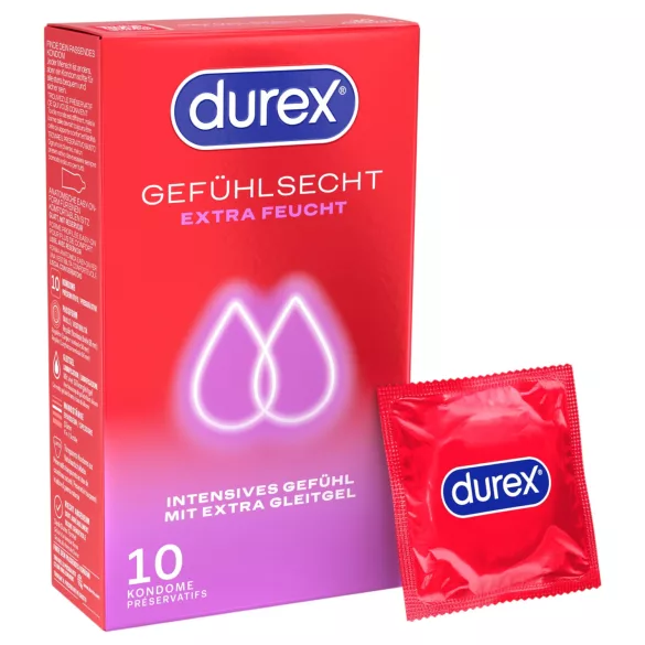 Durex - extra lubricated condoms (10 pcs)