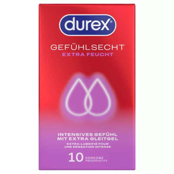 Durex - extra lubricated condoms (10 pcs)