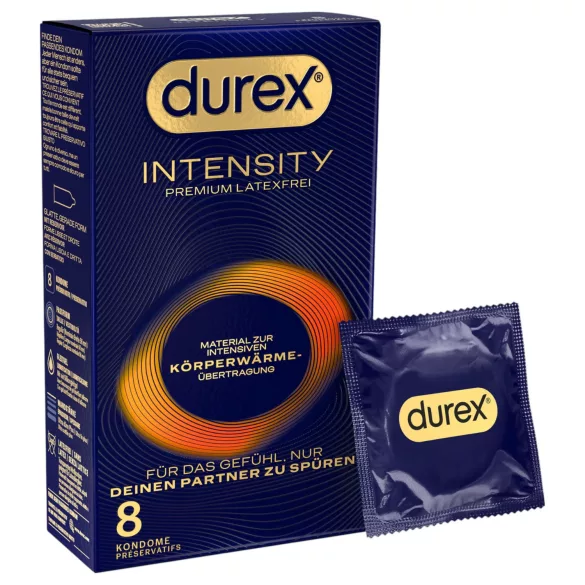 Durex Intensity - Ultra-Thin Latex-Free Condoms (8-pack)