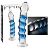 Icicles No. 5 - Spiral Glass Dildo (Clear-Blue)