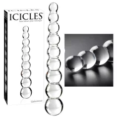 Icicles No. 2 - Spherical Glass Dildo (Clear)