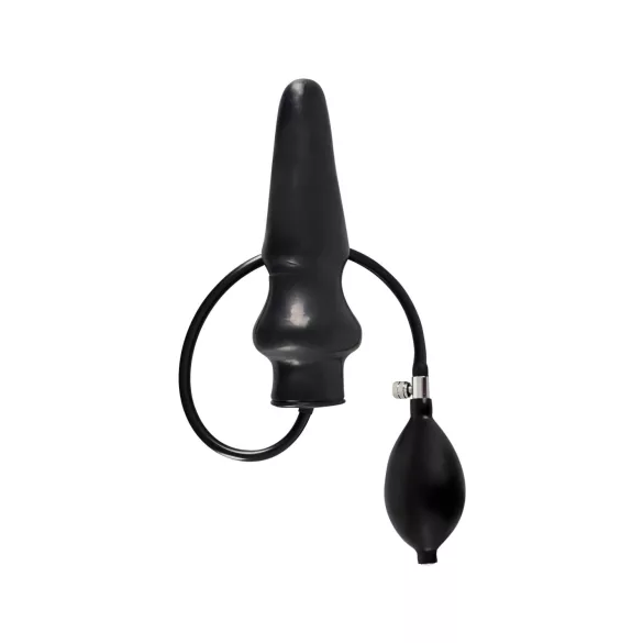 Late X inflatable large anal plug (black)