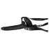 You2Toys - Black Silicone Strap-On Duo Dildo