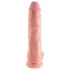 King Cock 10" Large Dildo with Balls (25 cm, Flesh-Toned)
