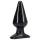 Doc Johnson black anal plug - classic, large - (14.5 cm)