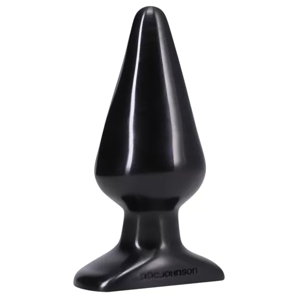 Doc Johnson black anal plug - classic, large - (14.5 cm)