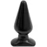 Doc Johnson black anal plug - classic, large - (14.5 cm)