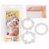 You2Toys - Be Hard! Penis Ring Set - Clear (3 pcs)