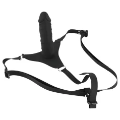 You2Toys - Silicone Strap-On - strap-on dildo (black)