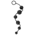 Black Velvet - 6-Bead Anal Dildo (Black)
