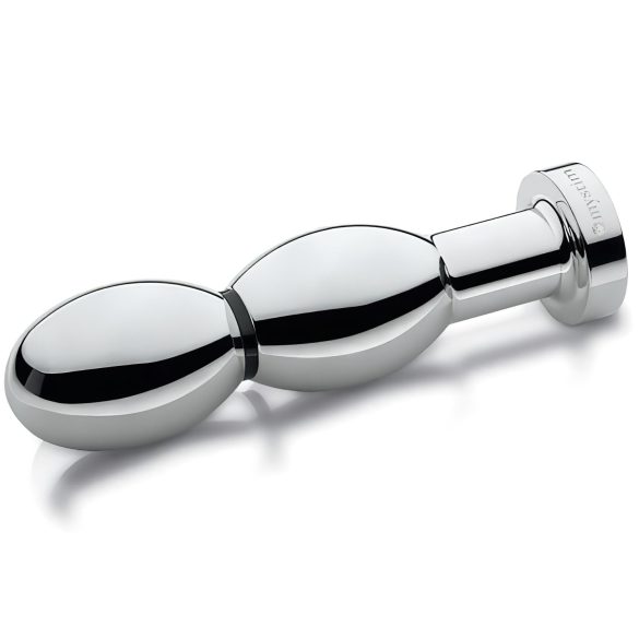 Mystim O(h!)-thello - Silver Electro Rounded Anal Plug