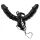 Strap-On Double Vibrator (Black) - Fetish Collection
