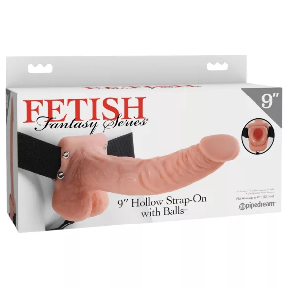 Pipedream - Fetish Strap-On 9 - strap-on dildo (flesh-coloured)