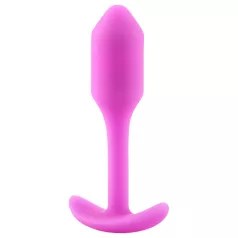   b-Vibe Snug Plug 1 - anal plug with internal weight (55 g, pink)