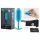 b-Vibe Snug Plug 3 - double ball butt plug (180 g, blue)