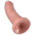 King Cock 8-Inch Dildo (20 cm) - Natural