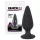 Black Velvets Heavy - 75 g Anal Plug (Black)