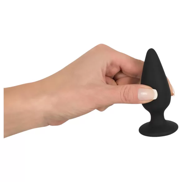 Black Velvets Heavy - 75 g Anal Plug (Black)