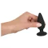 Black Velvets Heavy - 75 g Anal Plug (Black)