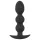 Black Velvet Heavy - 145g Beaded Anal Plug (Black)