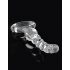 Icicles No. 67 - Crystal Glass Beaded Dildo (Transparent)