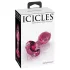 Icicles No. 79 - Pink Glass Tapered Anal Plug
