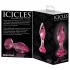 Icicles No. 79 - Pink Glass Tapered Anal Plug