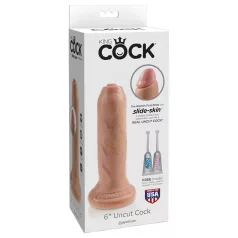 King Cock 6" - Realistic Dildo (15 cm) - Natural