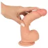 realistixxx - realistic dildo with suction cup (22 cm, natural)