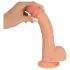 realistixxx - realistic dildo with suction cup (22 cm, natural)