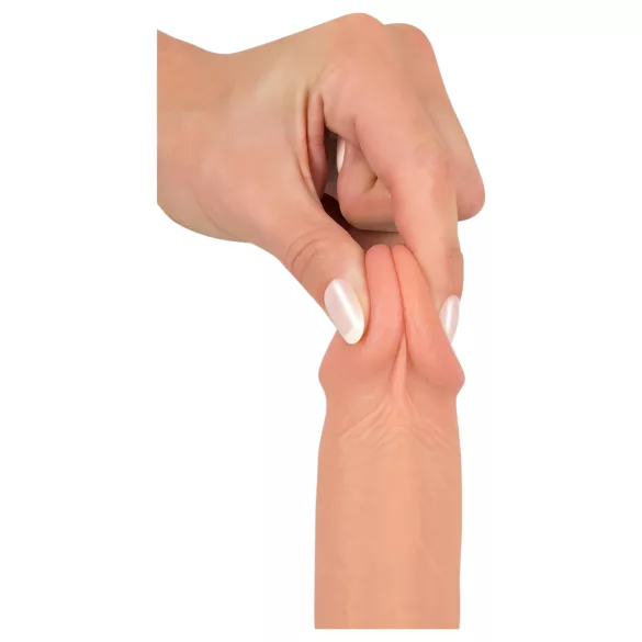 realistixxx - realistic dildo with suction cup (22 cm, natural)