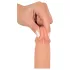 realistixxx - realistic dildo with suction cup (22 cm, natural)