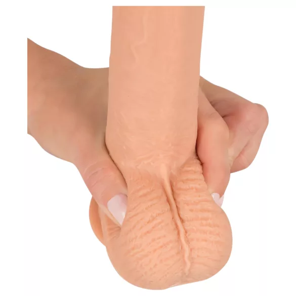 realistixxx - realistic dildo with suction cup (22 cm, natural)