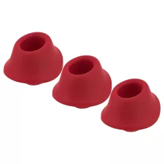 Womanizer Premium M Replacement Suction Set - Red (3 pieces)