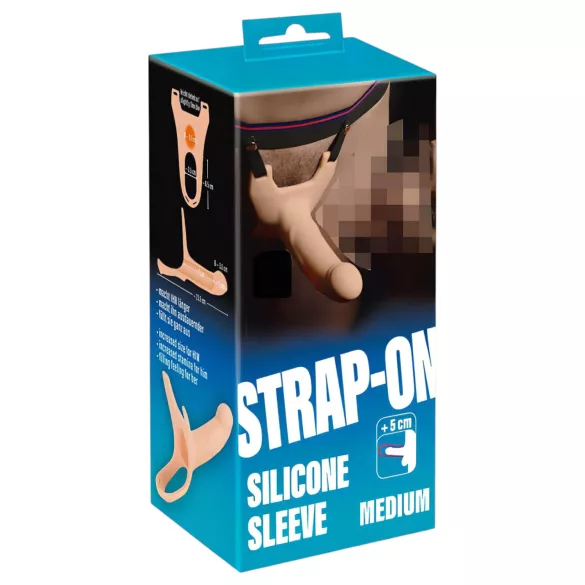 You2Toys - Strap-on M - Hollow Dildo - Natural