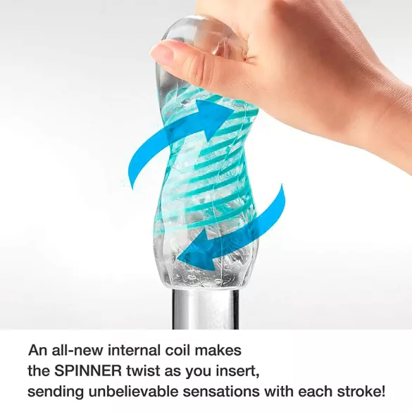 TENGA Spinner Tetra - Transparent Male Masturbator