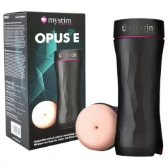   Mystim Opus E Anus - Electro Stimulation Masturbator (Natural-Black)