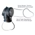 Pipedream Fantasy Cock Pipe - penis ring and ball stretcher ring (black)