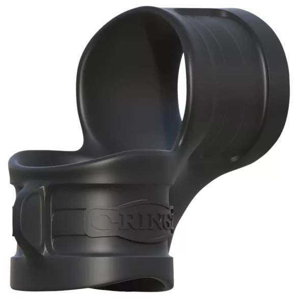 Fantasy Mr. Big - penis ring and ball stretcher ring (black)