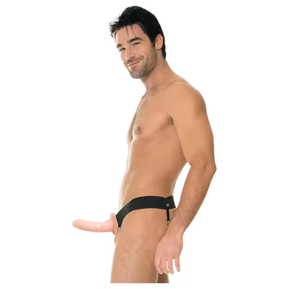 Fetish Strap-On 6 - Adjustable Hollow Dildo (Natural)