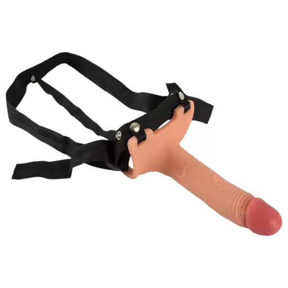 Realistixxx Strap-on - Adjustable, Hollow Dildo (Natural)