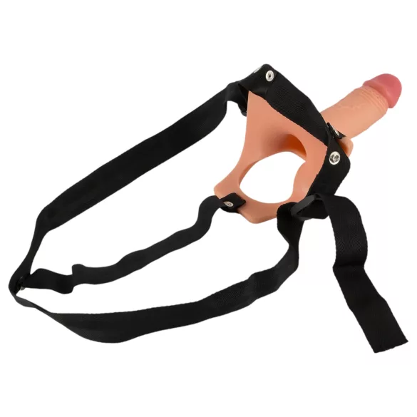 Realistixxx Strap-on - Adjustable, Hollow Dildo (Natural)